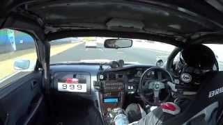 岡山国際サーキットPlaymate走行会 決勝→赤旗中断 Z-SPEC JZX90  2015.2.25【JZX90 vs R35 GT-R】