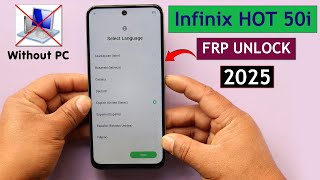 Infinix Hot 50i X6531 Android 14 Frp Unlock/Bypass Without PC - Google Chrome Not Open - 2025