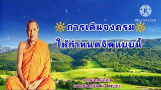 @ 🔆การเดินจงกรม🔆 ให้กำหนดจิตแบบนี้  ธรรมเทศนาโดย หลวงพ่อฤาษีลิงดำ วัดท่าซุง