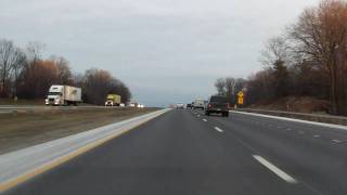 New York State Thruway (Interstates 90/87 Exits 25 to 23) east/southbound