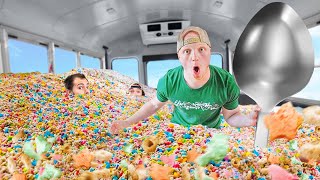 Turning My School Bus Into a Cereal Bowl!