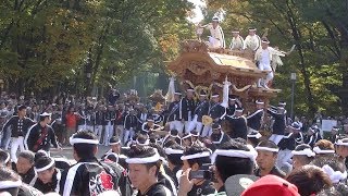 だんじりin大阪城2017 -3- 宮山やり回し～会場内の地車たち