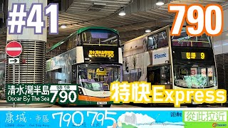 城巴 Citybus｜790 尖沙咀（麼地道）→ 清水灣半島