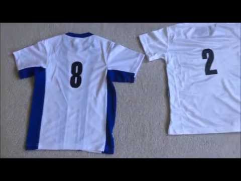DIY Sports Soccer Jersey with numbers Dritz Iron on transfers review DIY Sports Soccer Jersey with numbers Dritz Iron on transfers review