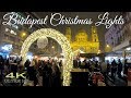 Budapest Christmas Market and city lights  4K Ultra HD GOPRO