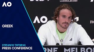 Stefanos Tsitsipas Press Conference sta Ellinika| Australian Open 2024 Third Round