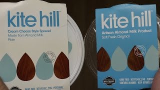 Kite Hill Vegan Cheese Taste Test (Soft Fresh Original \u0026 Cream Cheese Style Spread Reviews)