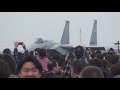 2019年 11月3日 入間基地航空祭 戦闘機帰投シーン rf 4 f 15 f 2