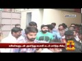 simbu watches superstar rajinikanth s kabali with thalaivar fans at dindigul thanthi tv