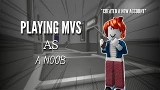 Playing as a noob *CREATED A NEW ACC* | Murderers vs Sheriffs