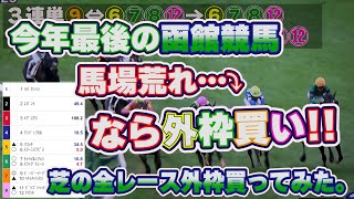 【競馬検証】函館最終日、内馬場荒れなら外枠馬券！