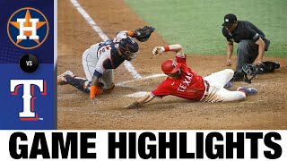 Astros vs. Rangers Game Highlights (8/27/21) | MLB Highlights