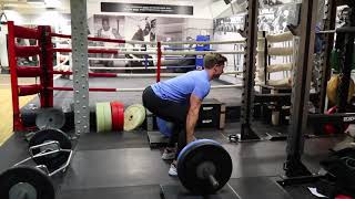 Deadlifts from blocks