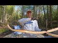 survival bow built from cedar limbs after a 20 year wait 140