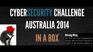 CYSCA 2014 - Missing Missy : Shellcode challenge 1