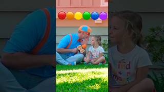 Quick! Name as MANY🌈 Colors of the Rainbow as you CAN!!! #shorts #blippi