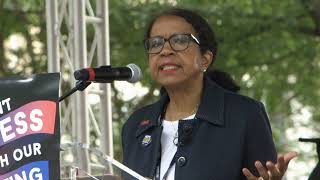 Andrea Young, ACLU-GA Executive Director, Speaks at March On for Voting Rights - Atlanta