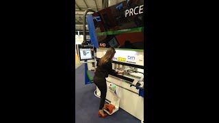 Bending small parts with a electric Rico pressbrake