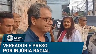 Vereador João Naves é preso por injúria racial em Carapicuíba (SP) | #SBTNews (11/12/24)