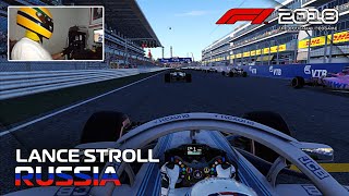 Lance Stroll's Williams FW41 | F1 2018 Russian Grand Prix | G29 Steering Wheel