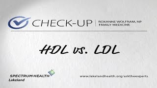 Check-up: HDL vs. LDL (Roxanne Wolfram, NP)