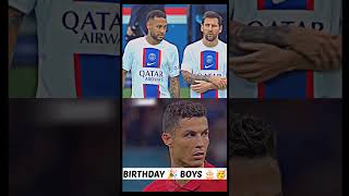 CRISTIANO RONALDO🇵🇹And NEYMAR JR 🇧🇷 BIRTHDAY#messi#football #ronaldo #mbappe #neymar #skills #viral