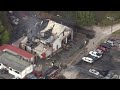 Aerials from Newburg fire