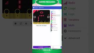 BBC micro:bit coding in 60 seconds - Adding a Message