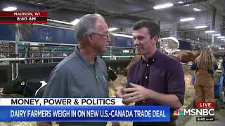 Dairy Farmer Praises Trump’s “Huge Impact” On Industry With USMCA Trade Deal