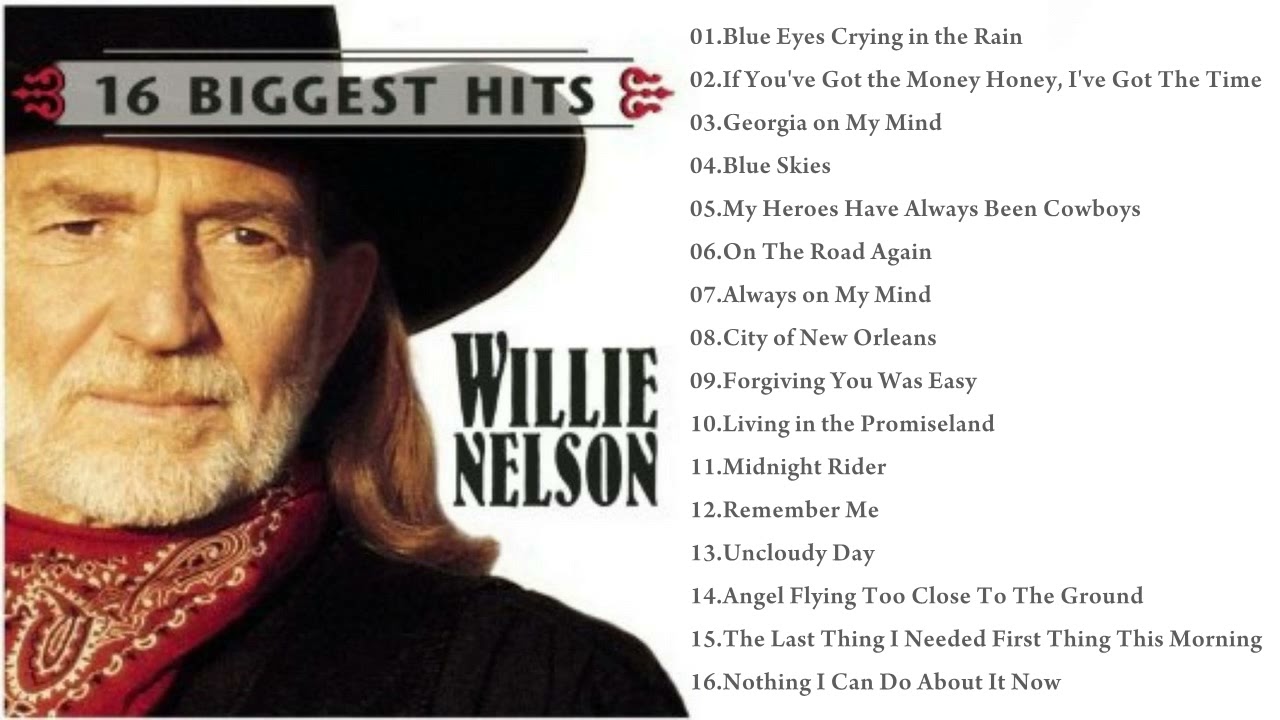 WILLIE NELSON, 16 BIGGEST Hits, Willie Nelson Album,, 47% OFF