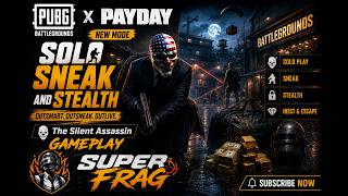 PUBG x PAYDAY NEW MODE is INSANE! 😱 Solo The Silent Assassin Gameplay