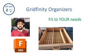 Create Custom Gridfinity Organizers: Resizing \u0026 Customizing with Fusion Add-In GridfinityGenerator