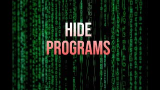 Hide apps from task manager!