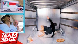 Survive the Back of a Moving Truck Challenge!!