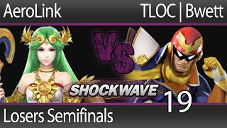 SW19 Smash 4 - AeroLink (Palutena) vs TLOC | Bwett (C. Falcon) - Losers Semis