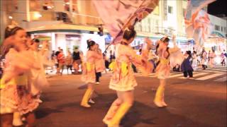 第52回しゃんしゃん祭前夜祭　桜道里⑧　Shan Shan Festival umbrella dancing