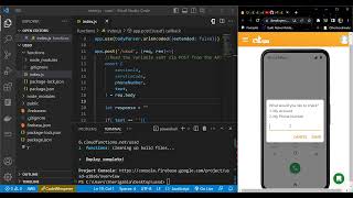 USSD Application with Firebase Cloud functions