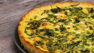 Cauliflower-Crusted Quiche