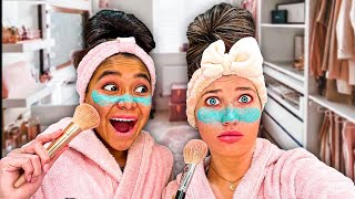 I COPiED MY SiSTERS REAL SCHOOL NiGHT ROUTiNE! *2021