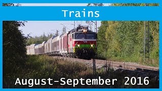 Train videos: August-September 2016