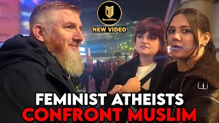 Atheist Women Didn't Like Muslim's Response | Hamza