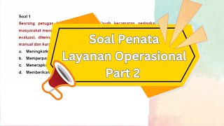 Soal Penata Layanan Operasional Part 2 #pppk #pppk2024 #pppkteknis