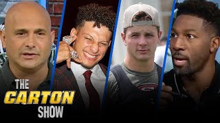 Pat Mahomes credits Andy Reid for success, 49ers say Brock Purdy may start Wk 1 | THE CARTON SHOW