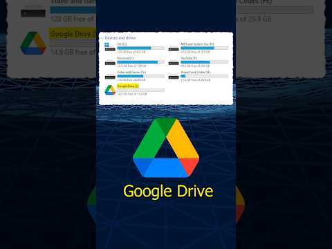 How To Map Google Drive To My Computer #shorts #gdrive #google