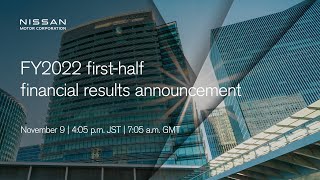 Live: Nissan FY2022 first-half financial results announcement