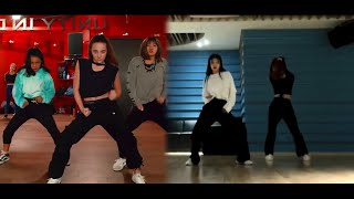 Tip Toe || Chaeryeong & Yeji cover comparison ver. with original choreography - mirrored
