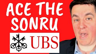 UBS Sonru interview: In-depth strategy, questions and answers