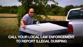 Stop Illegal Dumping - We're watching you