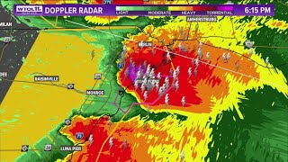 Tornado warning Monroe County Thursday evening