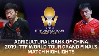 Ma Long vs Fan Zhendong | 2019 ITTF World Tour Grand Finals Highlights (Final)